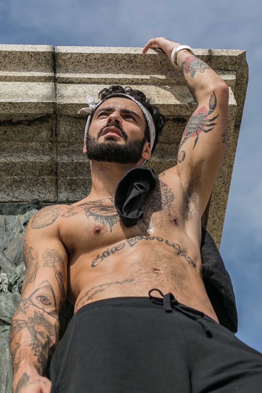 巴西男模 充满男性荷尔蒙的纹身肌肉男 Luis Coppini