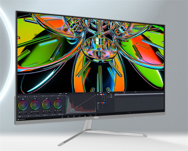 AOC推出新款32寸显示器：4K 60Hz VA屏首发1499元