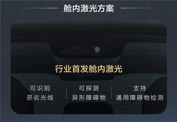 活了这么多年 头一次见激光雷达在车里的